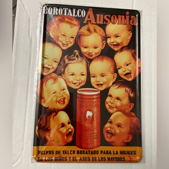 3/$20 - Vintage Baby Powder Ad - 8x12” Metal Sign - NEW tin wall art - Picture 1 of 1